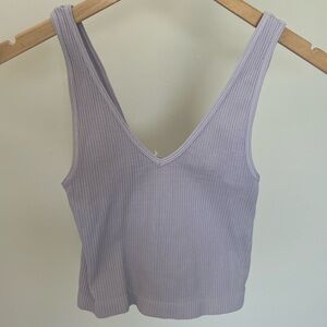 nectar lavender ribbed top